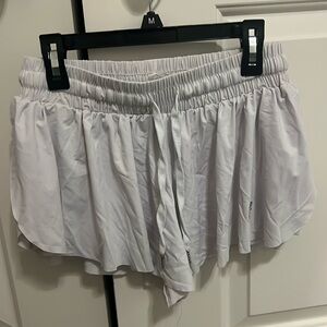 White KeiKi Kona Shorts